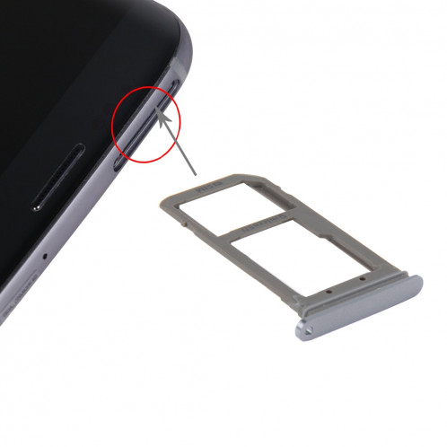 iPartsAcheter le plateau de carte SIM et le remplacement de plateau de carte micro SD pour Samsung Galaxy S7 Edge / G935 (bleu) SI114D823-34