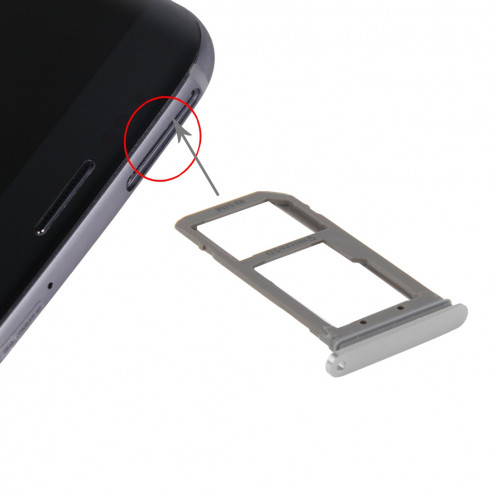 iPartsAcheter le plateau de la carte SIM et le remplacement de la carte Micro SD pour Samsung Galaxy S7 Edge / G935 (Argent) SI114S758-34