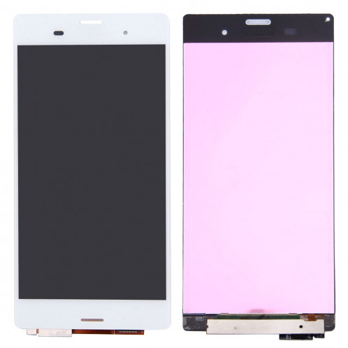 iPartsAcheter pour Sony Xperia Z3 LCD écran + écran tactile Digitizer Assemblée (Blanc) SI016W1909-36