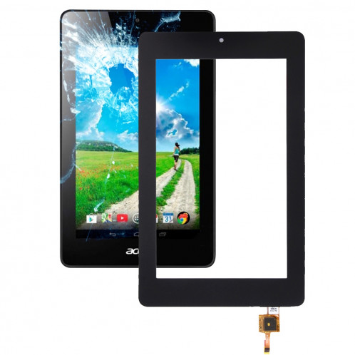 iPartsAcheter pour Acer Iconia One 7 / B1-730 remplacement de l'écran tactile Digitizer Assemblée (Noir) SI047B1735-36