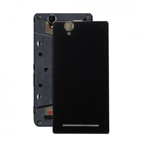 iPartsAcheter pour Sony Xperia T2 Ultra couvercle de la batterie arrière (Noir) SI92BL1359-36