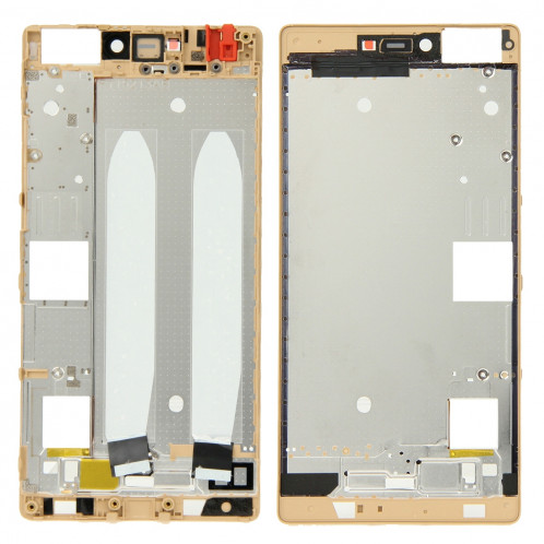 iPartsBuy Boîtier Avant Cadre LCD Cadre Lunette de remplacement pour Huawei P8 (Gold) SI107J498-38