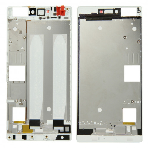 iPartsBuy Avant Logement LCD Cadre Lunette Plaque de remplacement pour Huawei P8 (Blanc) SI107W1307-38
