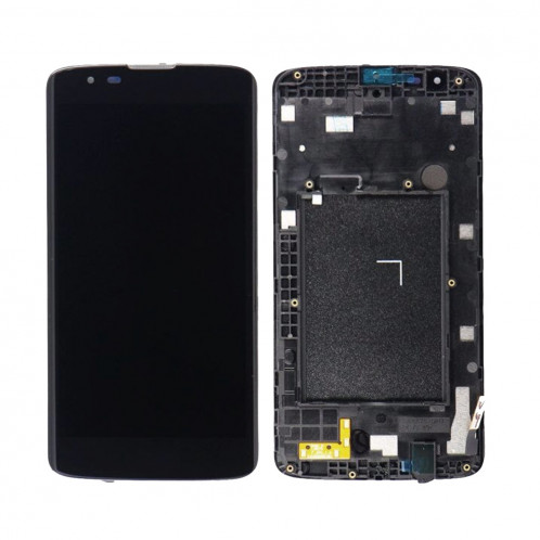 iPartsAcheter pour LG Tribute 5 / LS675 et K7 / MS330 écran LCD + écran tactile Digitizer Assemblée avec cadre (Noir) SI32BL415-36