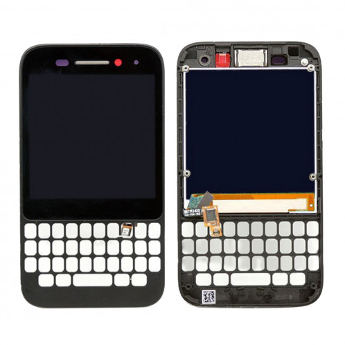 iPartsAcheter pour BlackBerry Q5 écran LCD + écran tactile Digitizer Assemblée avec cadre (Noir) SI164B1397-34
