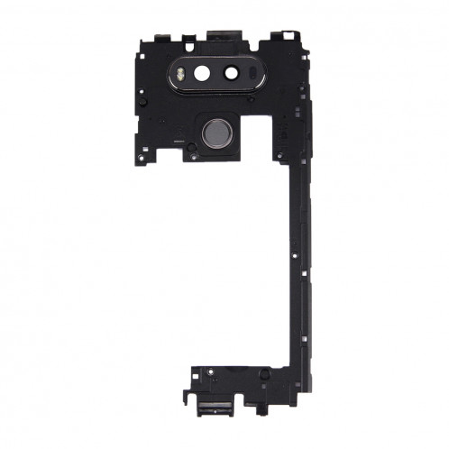 iPartsAcheter pour LG V20 Cadre moyen lunette avec arrière lentille de la caméra (Noir) SI228B1836-36