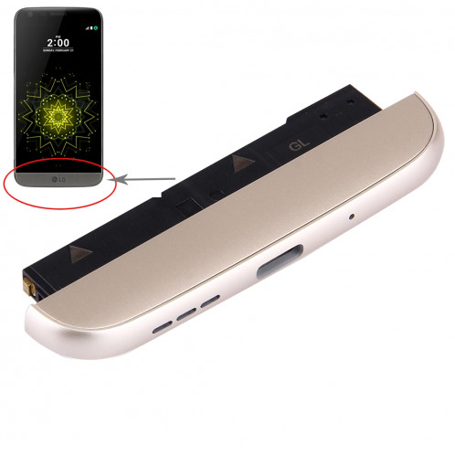 iPartsAcheter pour LG G5 / H840 / H850 Bas (Chargeur Dock + Microphone + Haut-parleur Ringer Buzzer) Module (Gold) SI60JL560-35