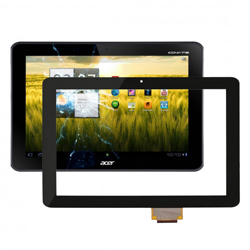 iPartsAcheter pour Acer Iconia Tab A200 écran tactile (Noir) SI266B687-34