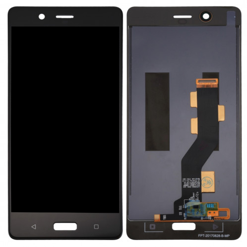 iPartsAcheter pour Nokia 8 LCD écran + écran tactile Digitizer Assemblée (Noir) SI45BL980-36