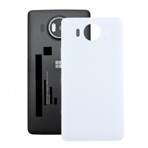 iPartsBuy pour Microsoft Lumia 950 couvercle arrière de la batterie (blanc) SI11WL1043-37
