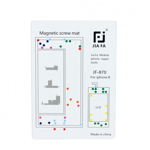 JIAFA pour tapis de vis magnétiques pour iPhone 8 SJ0457465-35