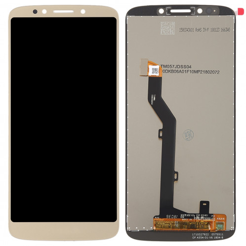 Ecran LCD et numériseur complet pour Motorola Moto E5 (Gold) SE50JL534-36