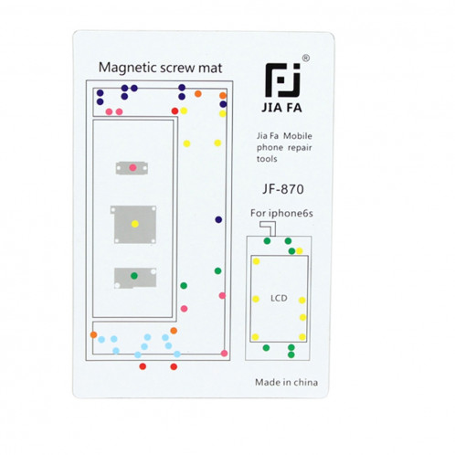 JIAFA pour tapis de vis magnétiques pour iPhone 6s SJ0553107-35