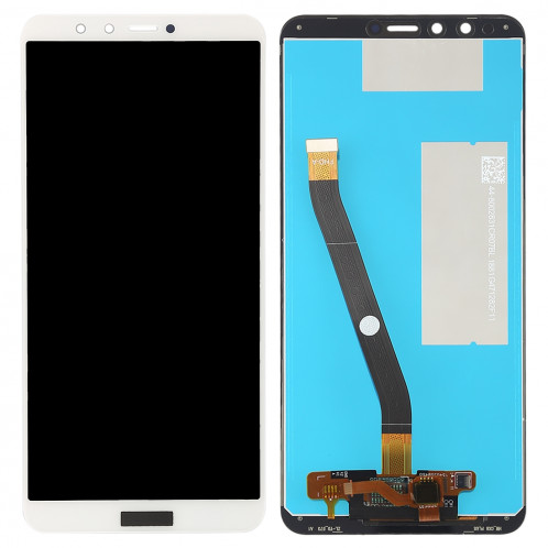 Écran LCD et numériseur Assemblée complète pour Huawei Enjoy 8 Plus / Y9 (2018) (Blanc) SH11WL1675-36