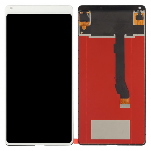 Écran LCD et numériseur Assemblée complète pour Xiaomi Mi Mix2 (blanc) SH624W459-36