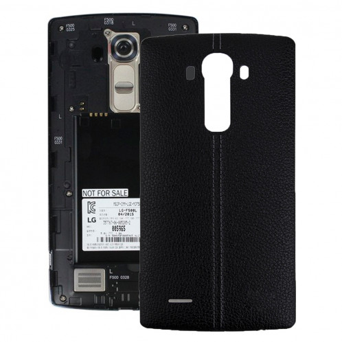 iPartsAcheter Couverture arrière avec autocollant NFC pour LG G4 (Noir) SI656B1685-35