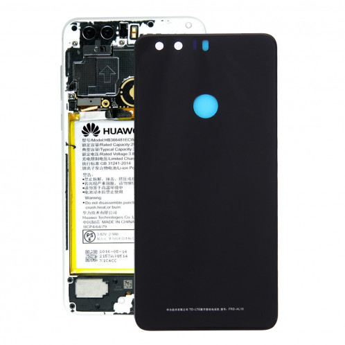 iPartsBuy Huawei Honor 8 Batterie Couverture Arrière (Noir) SI71BL575-37