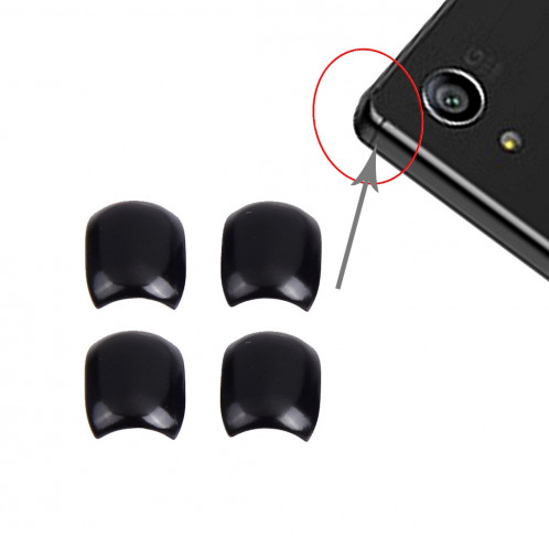 4 PCS iPartsAcheter pour Sony Xperia Z5 Premium bord avant lunette (noir) S4777B392-34