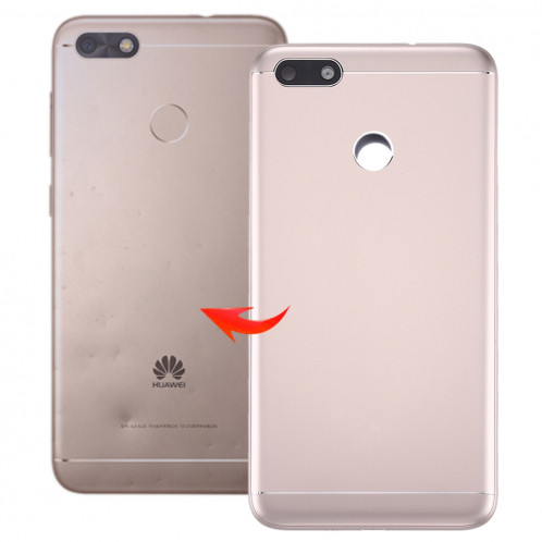 pour Huawei Profitez de 7 / P9 Lite Mini / Y6 Pro (2017) couverture arrière (or) SP96JL1348-36