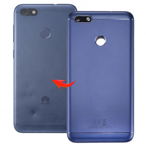 pour Huawei Profitez de 7 / P9 Lite Mini / Y6 Pro (2017) couverture arrière (bleu) SP96LL527-36