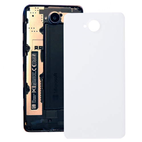 iPartsBuy pour Microsoft Lumia 650 couvercle arrière de la batterie (blanc) SI05WL222-36