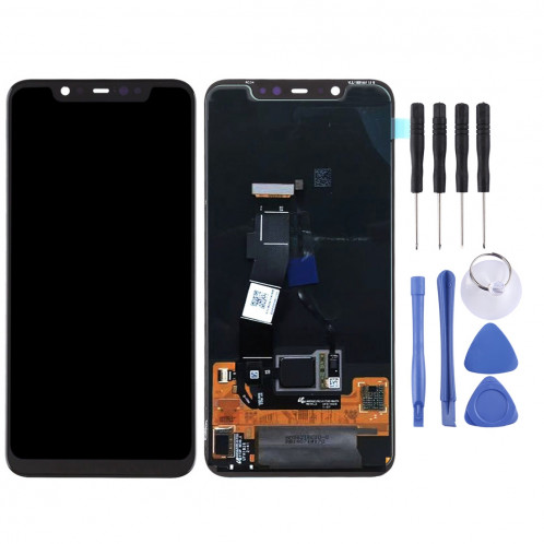 Ecran LCD et numériseur Assemblage complet avec capteur d'empreinte digitale pour Xiaomi Mi 8 Explorer (Noir) SH033B1604-34