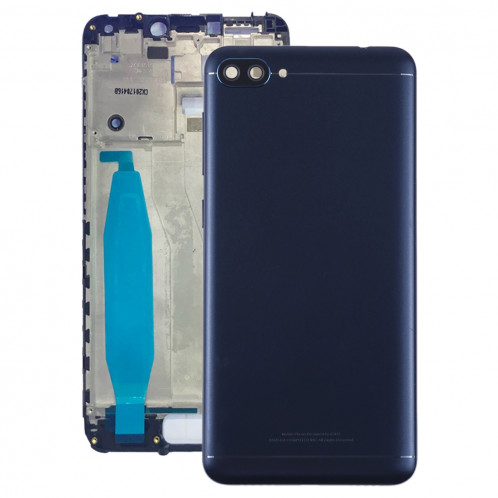 Couverture arrière avec lentille arrière de la caméra et touches latérales pour Asus Zenfone 4 Max ZC520KL X00HD (Bleu) SH36LL1874-36