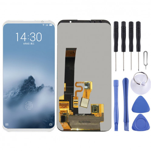 Ecran LCD et convertisseur numérique complet pour Meizu 16 / 16th / M882H / M882Q (Blanc) SH127W1924-33