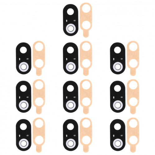 Objectif de caméra arrière 10 PCS avec adhésif pour Huawei Honor 9i SH1282705-33