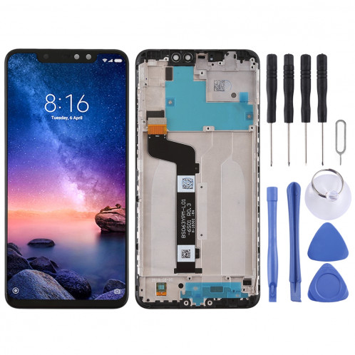 Ecran LCD et Digitaliseur Complet avec Cadre pour Xiaomi Redmi Note 6 Pro (Noir) SH394B1651-36