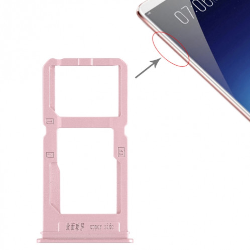 Pour Vivo X20 Plus plateau de carte SIM + plateau de carte SIM/plateau de carte Micro SD (or rose) SH70RG857-35