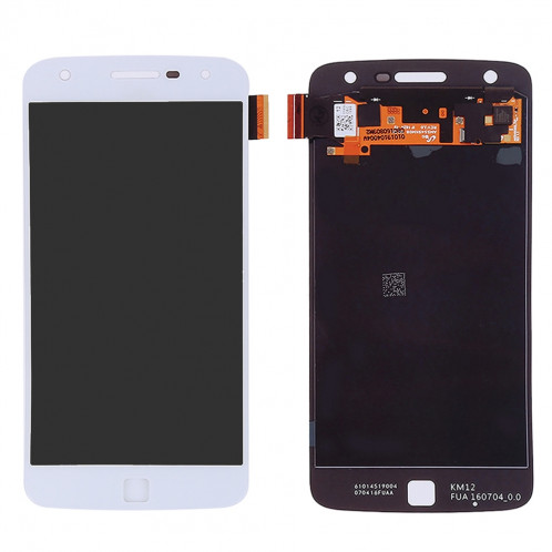 iPartsAcheter pour Motorola Moto Z Play Écran LCD d'origine + écran tactile d'origine (Blanc) SI480W1634-36