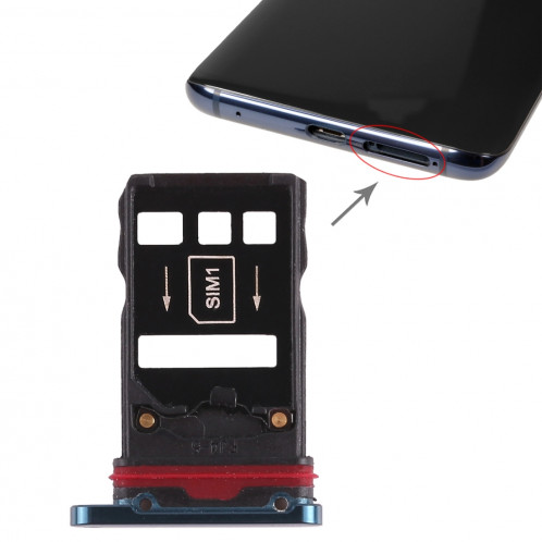 2 x Bac de carte SIM pour Huawei Mate 20 Pro (Vert) SH496G832-35