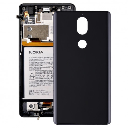 Couverture arrière pour Nokia 7 (Noir) SH28BL151-35