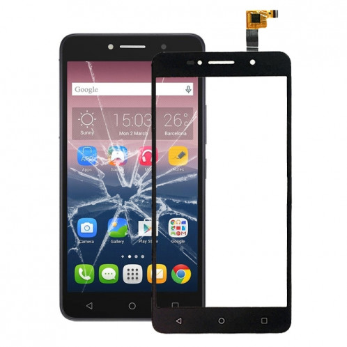 iPartsAcheter pour Alcatel One Touch Pixi 4 6 3G ​​/ 8050 écran tactile Digitizer Assemblée (Noir) SI730B976-35