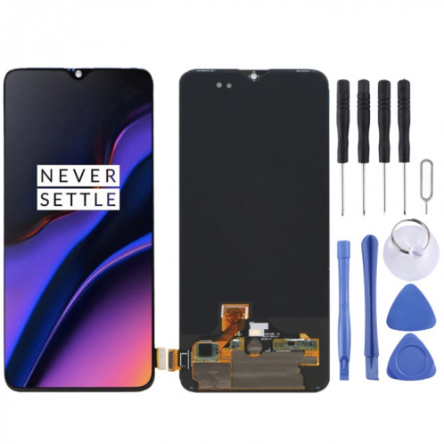 Pour OnePlus 6T avec écran LCD OEM à assemblage complet de numériseur (noir) SH795B402-36