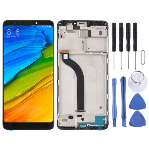 Ecran LCD et Assemblage Complet Digitaliseur avec Cadre pour Xiaomi Redmi 5 (Noir) SH808B621-36