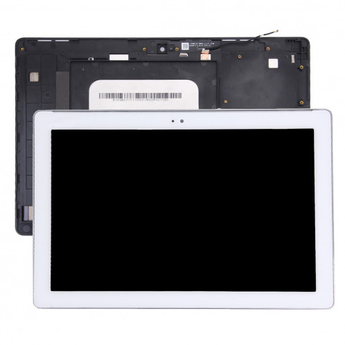 iPartsAcheter Asus ZenPad 10 Z300C / Z300CG / Z300CNL / Z300M / Z300CL LCD Écran + Écran Tactile Digitizer Assemblée avec Cadre (Blanc) SI71WL1185-36