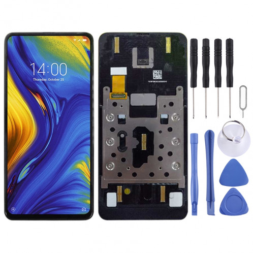 Ecran LCD et ensemble de numérisation complet avec cadre pour Xiaomi Mi Mix 3 (Noir) SH883B936-36