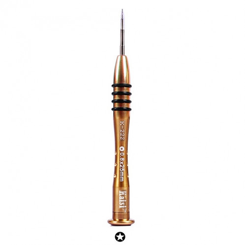 Kaisi K-222 tournevis de précision outil d'ouverture de réparation professionnel pour téléphone portable tablette PC (cinq étoiles: 0.8) SK98311660-35