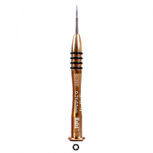 Tournevis de précision Kaisi K-222 Outil d'ouverture de réparation professionnel pour tablette de téléphone portable (Torx: T6) SK9838228-35