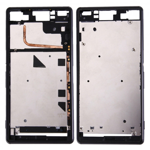 iPartsAcheter pour Sony Xperia Z3 (Single SIM) Boîtier Avant LCD Cadre Lunette (Noir) SI000B1838-37