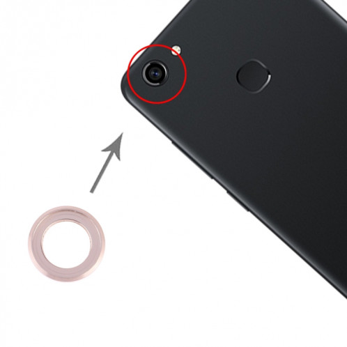 Pour Vivo Y73 10 pièces cache d'objectif de caméra (or) SH040J746-35