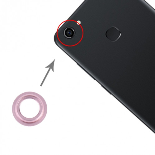 Pour Vivo Y75 10 pièces cache d'objectif de caméra (rose) SH041F1220-35