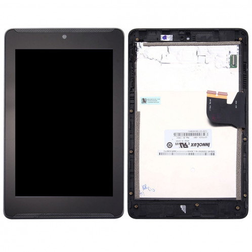 iPartsAcheter Asus Fonepad 7 / ME372CG / ME372 K00E écran LCD + écran tactile Digitizer Assemblée avec cadre (Noir) SI052B241-37