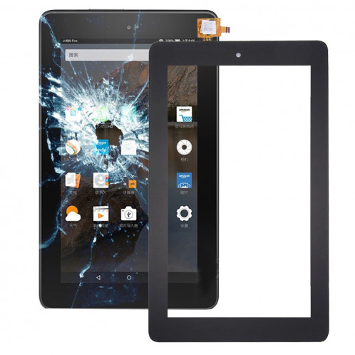 iPartsBuy pour Amazon Fire 7 2015 assemblage de numériseur d'écran tactile (noir) SI053B540-37