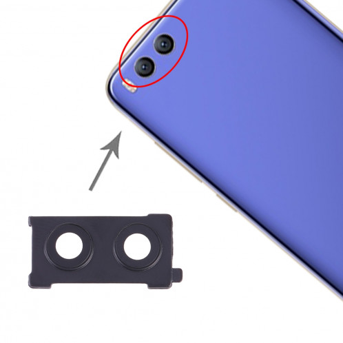 Cache-objectif de l'appareil photo pour Xiaomi Mi 6 (Noir) SH061B246-35
