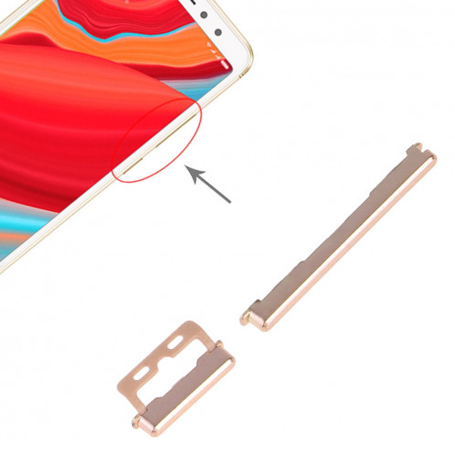 Bouton d'alimentation et bouton de contrôle du volume pour Xiaomi Redmi S2 (Gold) SH073J441-35