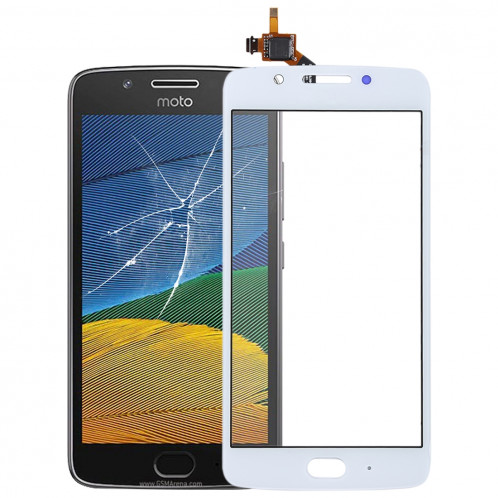 Tactile Digitizer pour Motorola Moto G5 (Blanc) SH19WL275-36