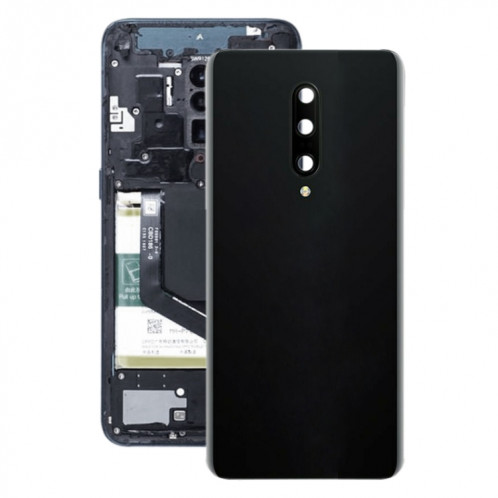 Pour le couvercle arrière de la batterie OnePlus 7 Pro avec objectif d'appareil photo (noir) SH26BL187-34